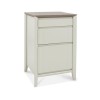 Bergen Office Filing Cabinet in Soft Grey &amp; Painted White