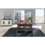 City Weathered Oak and Grey Pair of Scoop Back Chairs in Burnt Orange