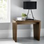 Bentley Designs City Walnut Panel Lamp Table