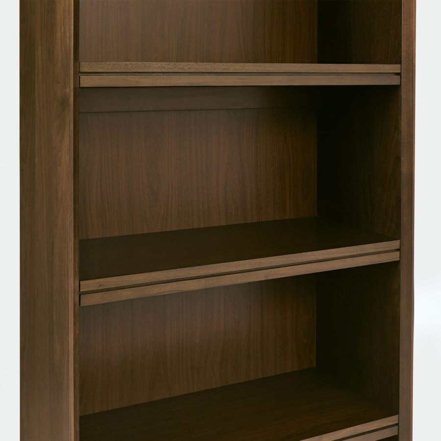 Bentley Designs City Walnut Wide Bookcase