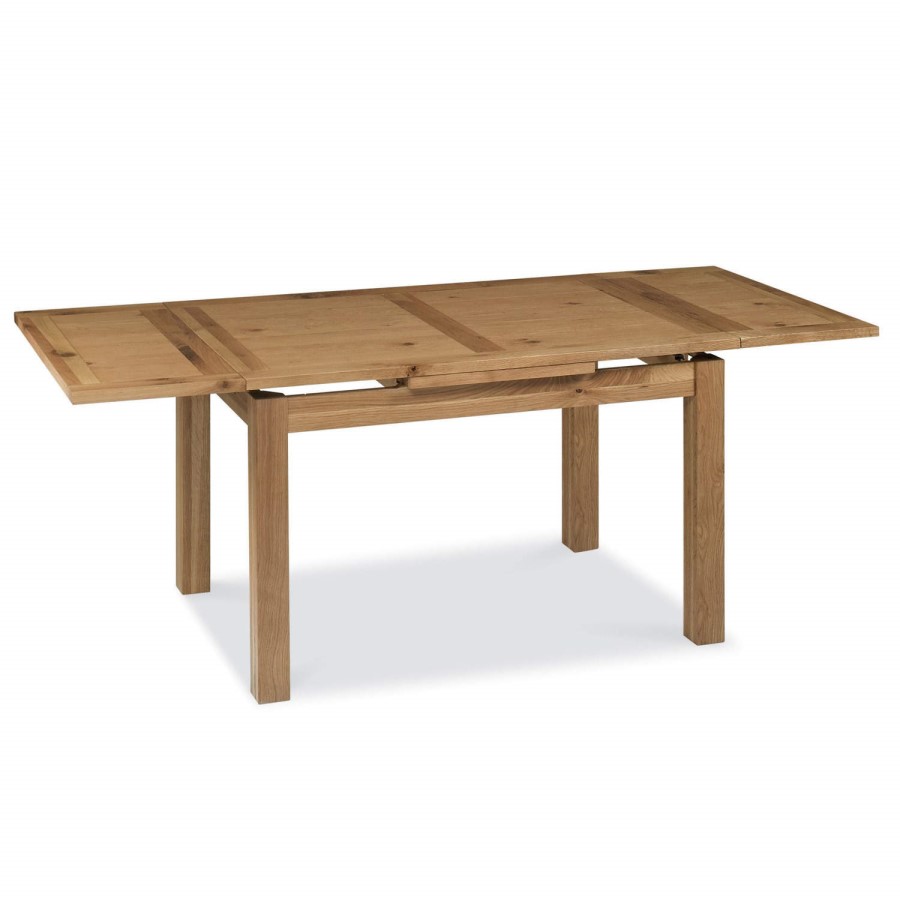 Bentley Designs Provence Oak 4-6 Seater Draw Leaf Extended Table in Oak