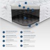 Single Memory Foam Top and Spring Hybrid Cooling Recycled Fibre Rolled Mattress - Aspire