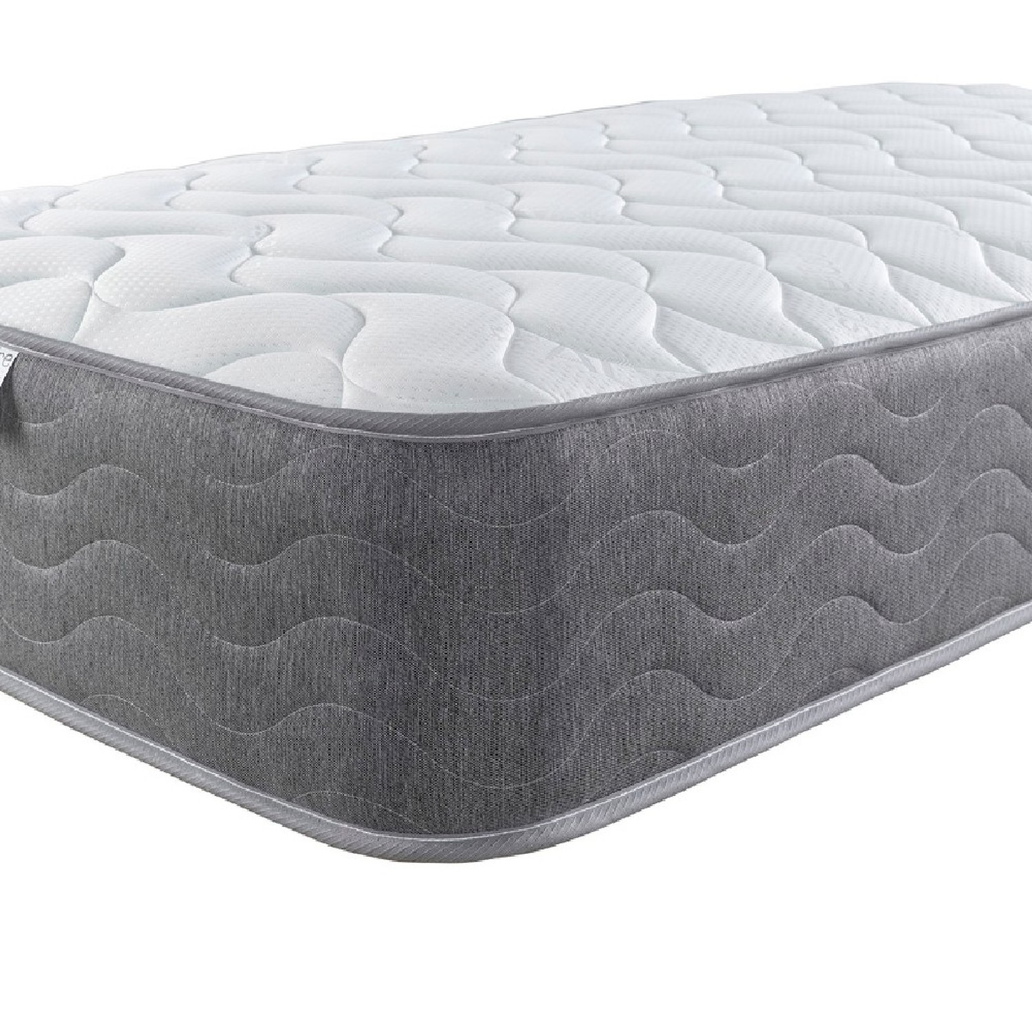 Double Memory Foam Top and Spring Hybrid Cooling Recycled Fibre Rolled