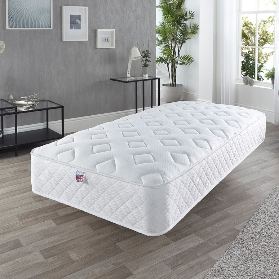 GRADE A1 - Aspire Cooling Hybrid Memory Foam and Spring Mattress - Single