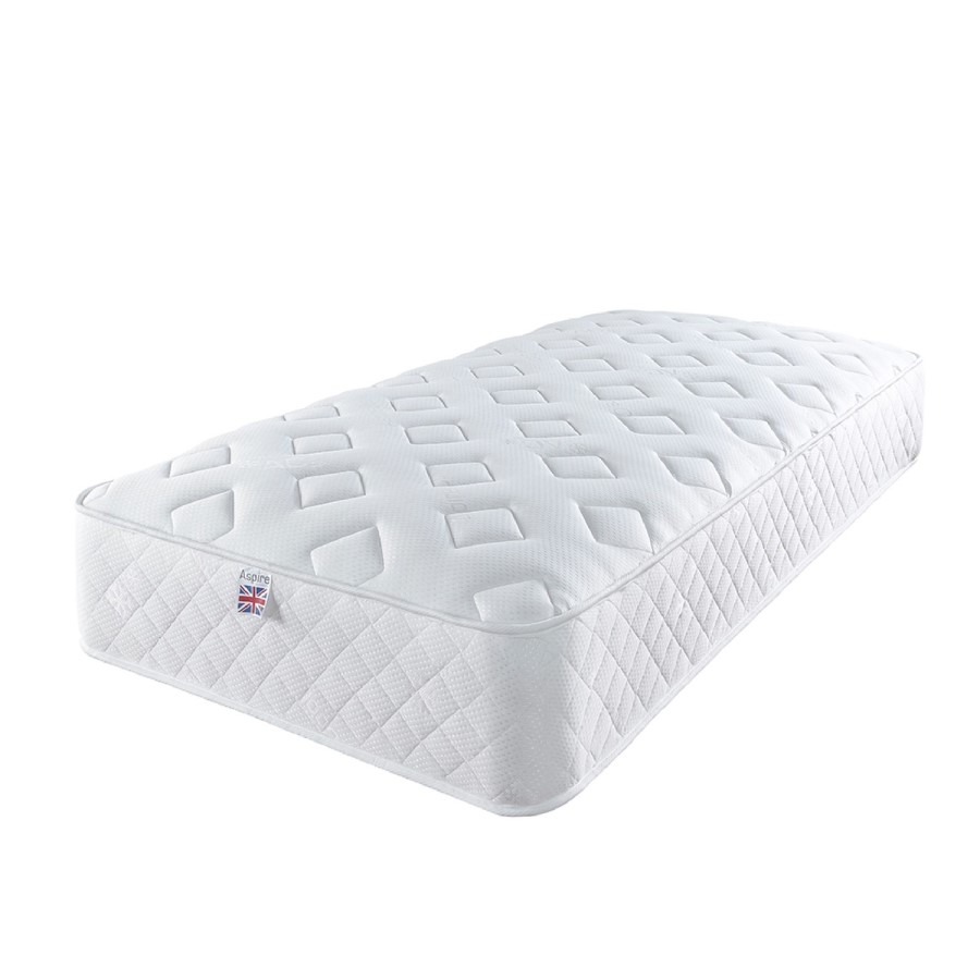 GRADE A1 - Aspire Cooling Hybrid Memory Foam and Spring Mattress - Single