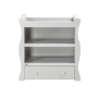 Grey Changing Table with Drawer and Storage Shelves -East Coast Nebraska