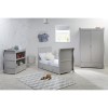 Grey Changing Table with Drawer and Storage Shelves -East Coast Nebraska