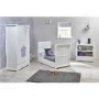 White Changing Table with Drawer and Storage Shelves -East Coast Nebraska
