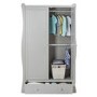 Grey Double Wardrobe with Drawer - East Coast Nebraska