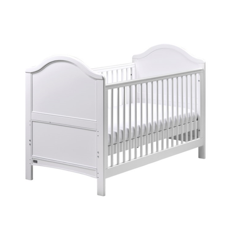 White Cot Bed with 3 Adjustable Heights East Coast Toulouse Furniture123