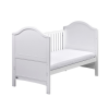 White Cot Bed with 3 Adjustable Heights - East Coast Toulouse