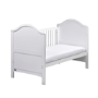 White Cot Bed with 3 Adjustable Heights - East Coast Toulouse