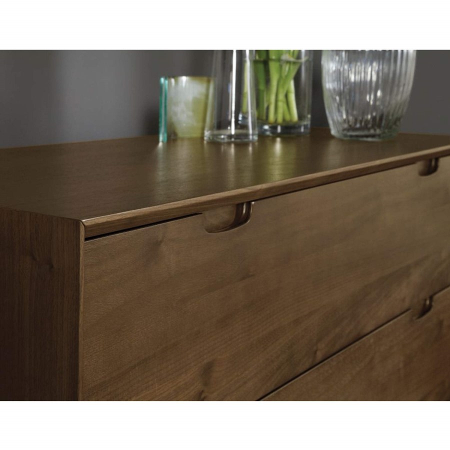 Bentley Designs Orbit Wide 3 Drawer Chest in Walnut