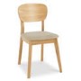 Bentley Designs Pair of Oslo Oak Dining Chairs