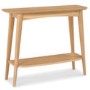 Bentley Designs Oslo Oak Console Table with Shelf