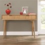 GRADE A1 - Bentley Designs Oslo Oak Console Table with Drawers