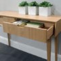GRADE A1 - Bentley Designs Oslo Oak Console Table with Drawers