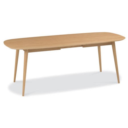 Oslo Scandi Extendable Solid Oak Dining Table - Bentley Designs Range ...