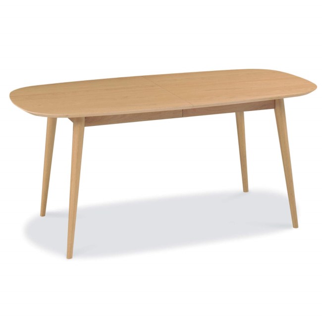 Oslo Scandi Extendable Solid Oak Dining Table - Bentley Designs Range