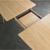 GRADE A1 - Oslo Scandi Extendable Solid Oak Dining Table - Bentley Designs Range