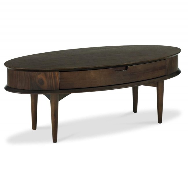 Bentley Designs Oslo Walnut Coffee Table with Drawer