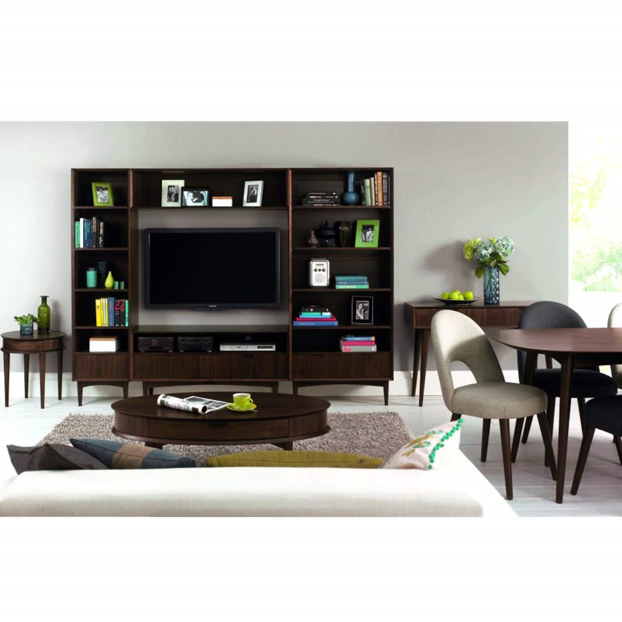 Bentley Designs Oslo Walnut Coffee Table with Drawer