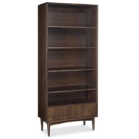 Bentley Designs Oslo Walnut Wide Bookcase