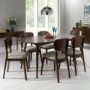 Oslo Walnut 6 Seater Dining Table