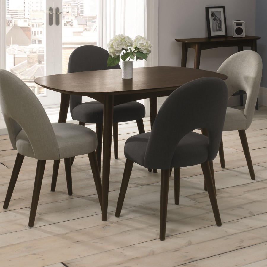 Oslo Walnut 4 Seater Dining Table