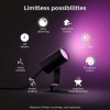 Philips Hue White &amp; Colour Ambiance Lily Outdoor Spot Light - A+ Rated
