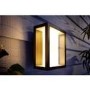 Philips Hue Outdoor Impress Wall Lantern Black - Wide