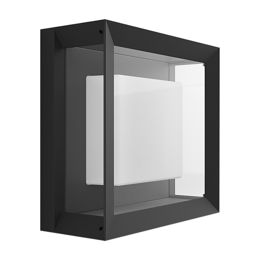 Philips Hue Econic Outdoor Wall Light Black