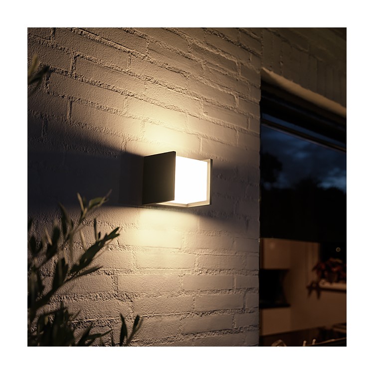 Philips Hue Outdoor Fuzo Pure Wall Light - A+ Rated