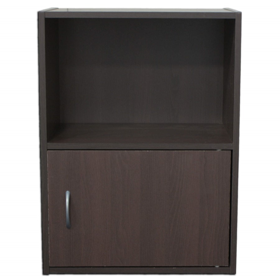 Cube Bedside Table In Wenge 