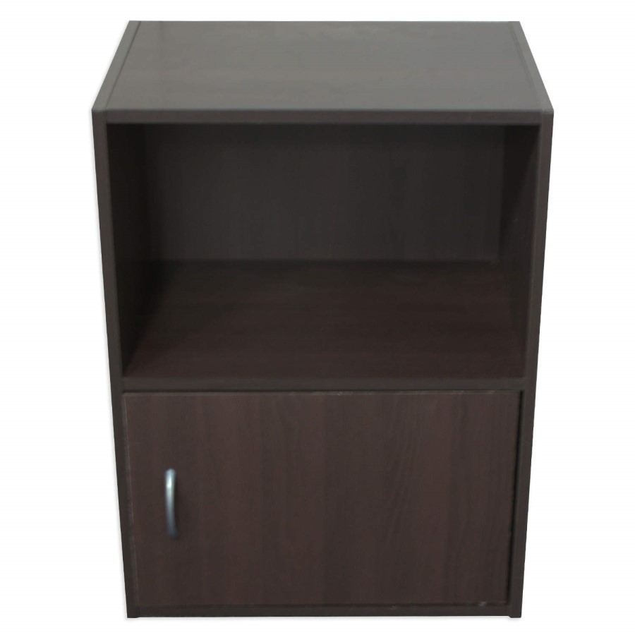 Cube Bedside Table In Wenge 