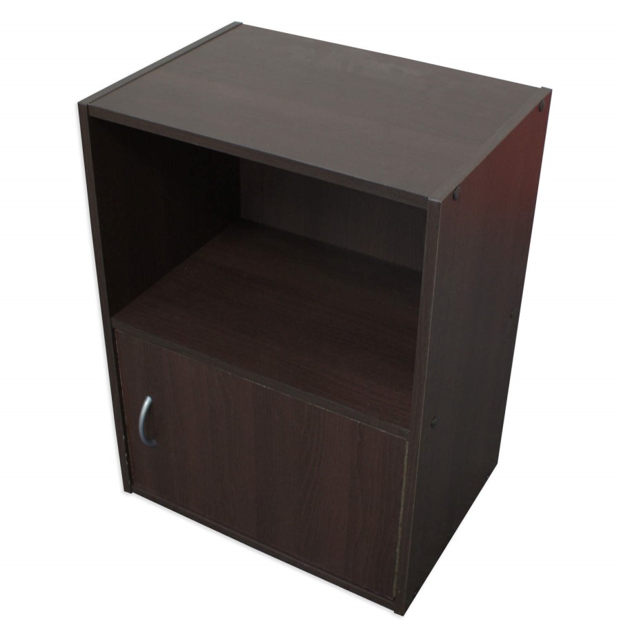 Cube Bedside Table In Wenge 