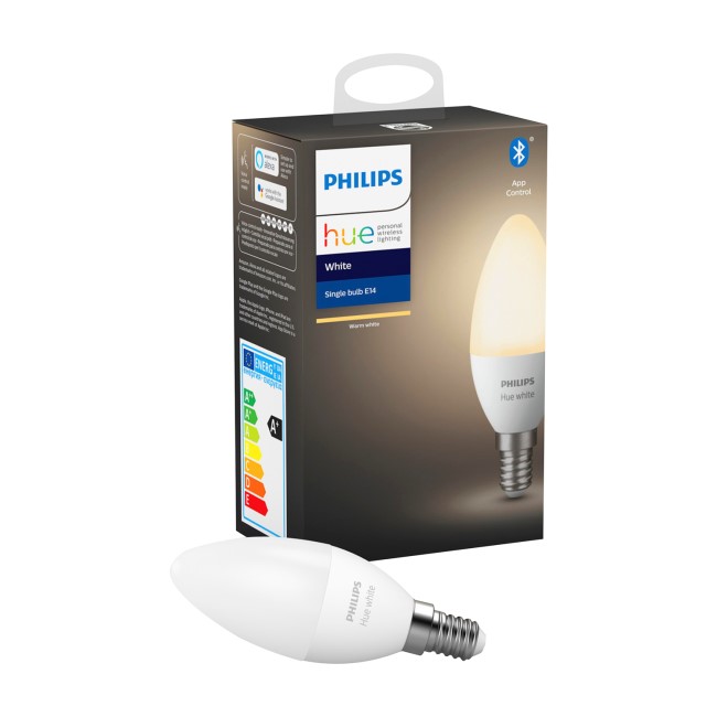 Philips Hue White E14 Single Smart Bulb