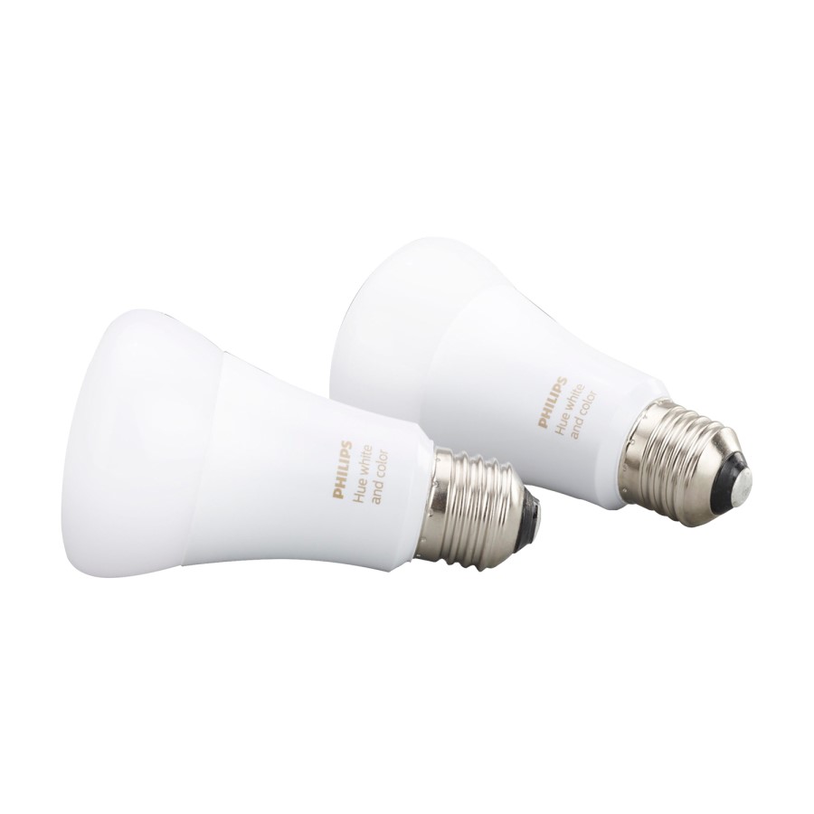 Philips Hue White and Colour Ambiance E27 Twin Pack