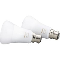 Philips Hue White and Colour Ambiance B22 Twin Pack