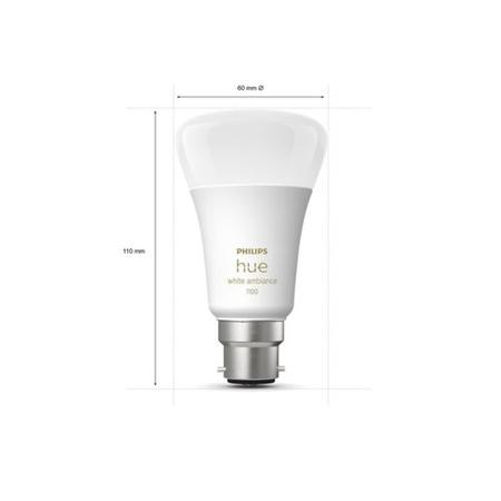 Philips Hue BT - White Ambiance B22 Single Bulb