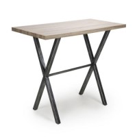 Oak Effect Breakfast Bar Table -  Shankar