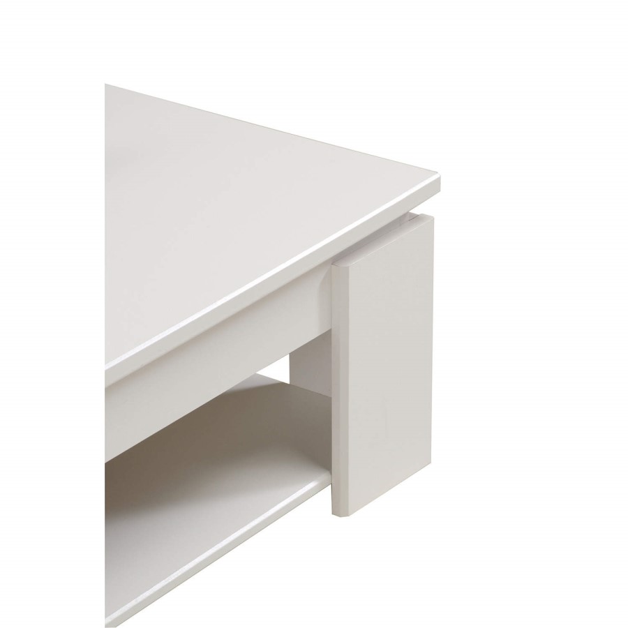 Parisot Quadri Coffee Table in Shiny White
