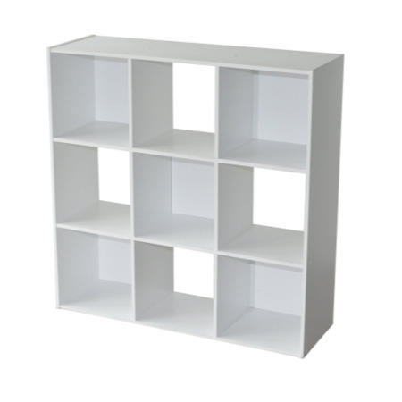 Compo 9 Hole Storage Shelf In White 