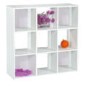 Compo 9 Hole Storage Shelf In White 