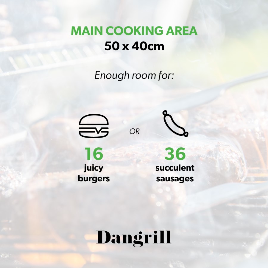 Dangrill 3 Burner Gas BBQ in Black