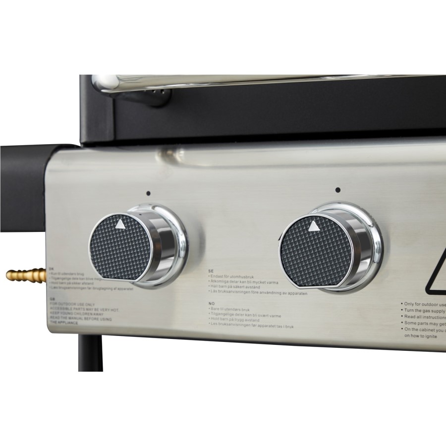 Dangrill 3 Burner Gas BBQ in Black