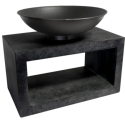957756 Ivyline Firebowl & Rectangle Console Granite