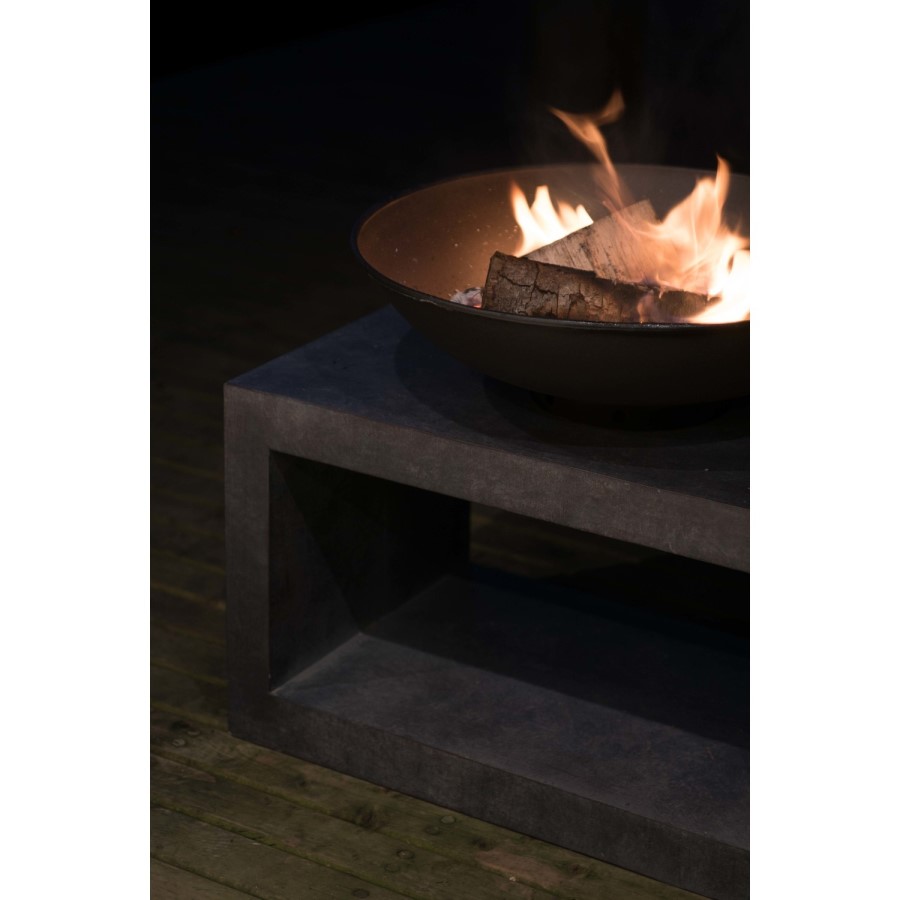 Ivyline Firebowl & Rectangle Console Granite