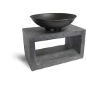 957757 Ivyline Firebowl & Rectangle Console Cement