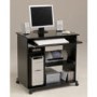 Parisot Peps Desk in Shiny Black Melamine